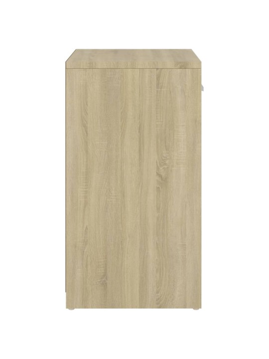 Lavice s botníkem sonoma dub 94,5x31x57 cm kompozit