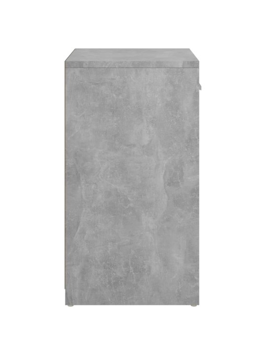 Lavice s botníkem betonově šedá 94,5 x 31 x 57 cm kompozit