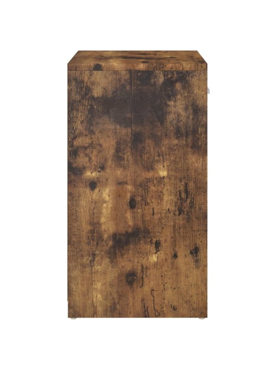 Lavice s botníkem kouřový dub 94,5x31x57 cm kompozitní dřevo