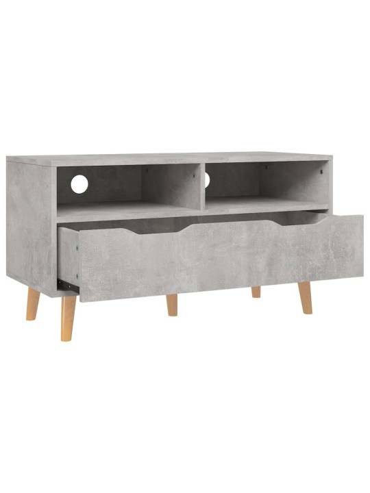 TV skříňka betonově šedá 90 x 40 x 48,5 cm kompozitní dřevo