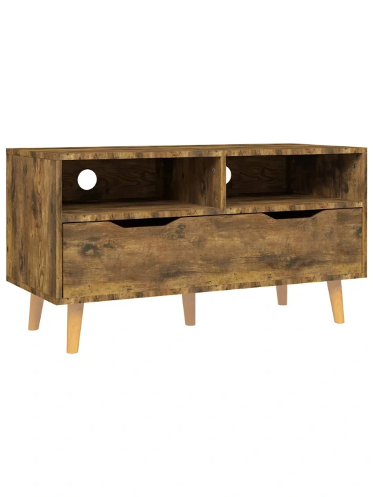 TV skříňka kouřový dub 90 x 40 x 48,5 cm kompozitní dřevo
