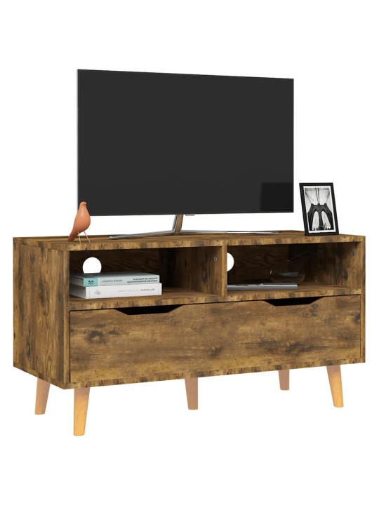 TV skříňka kouřový dub 90 x 40 x 48,5 cm kompozitní dřevo