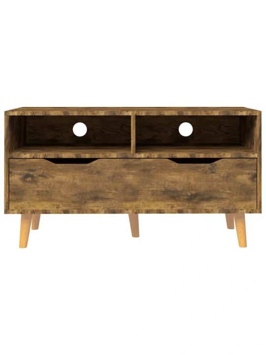 TV skříňka kouřový dub 90 x 40 x 48,5 cm kompozitní dřevo