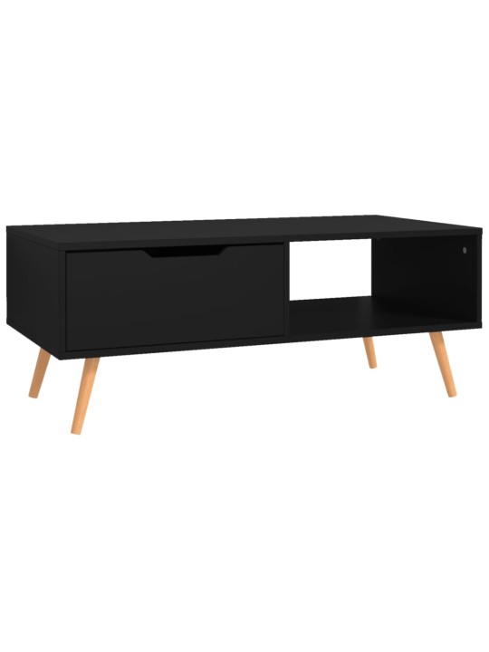 Konferenční stolek černý 100 x 49,5 x 43 cm kompozitní dřevo