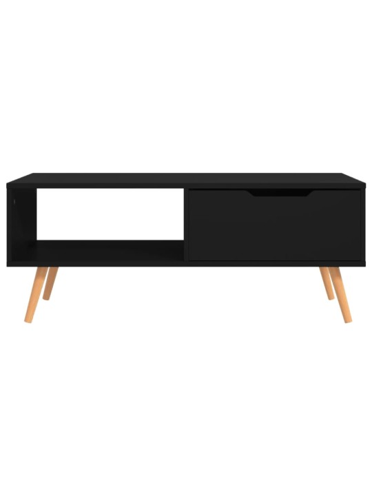 Konferenční stolek černý 100 x 49,5 x 43 cm kompozitní dřevo
