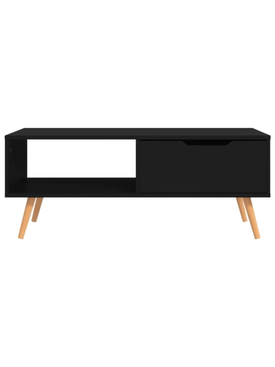 Konferenční stolek černý 100 x 49,5 x 43 cm kompozitní dřevo