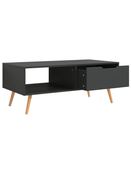 Konferenční stolek šedý 100 x 49,5 x 43 cm kompozitní dřevo