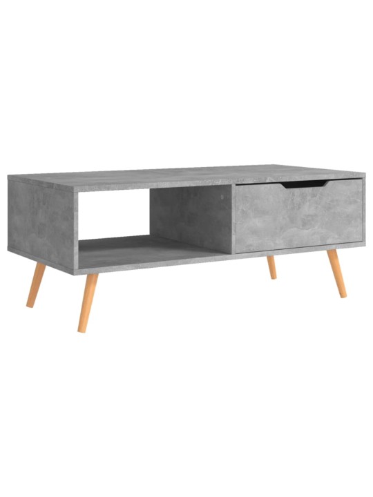 Konferenční stolek betonově šedý 100x49,5x43cm kompozitní dřevo