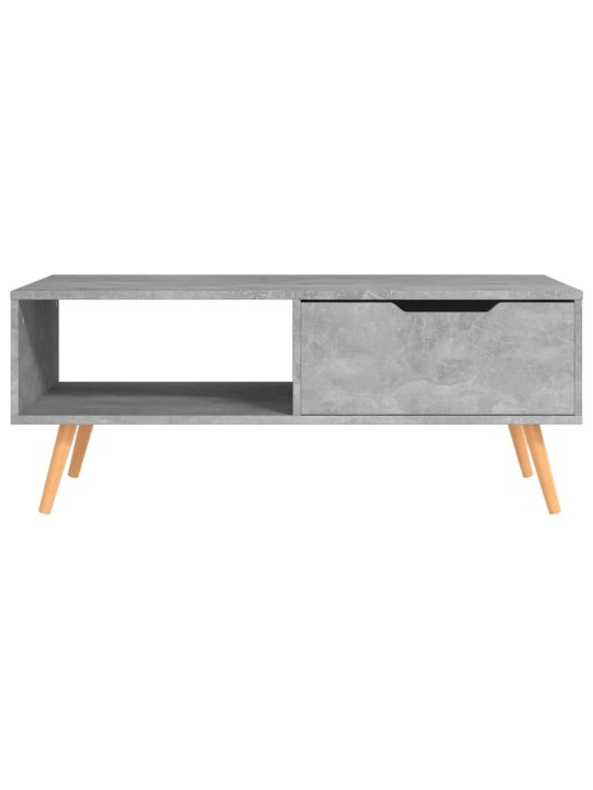 Konferenční stolek betonově šedý 100x49,5x43cm kompozitní dřevo