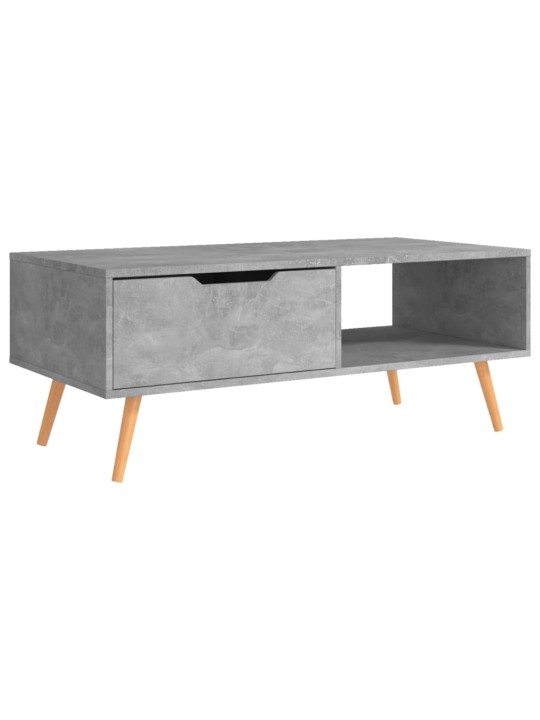 Konferenční stolek betonově šedý 100x49,5x43cm kompozitní dřevo