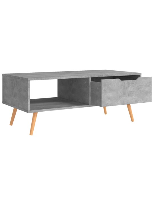 Konferenční stolek betonově šedý 100x49,5x43cm kompozitní dřevo