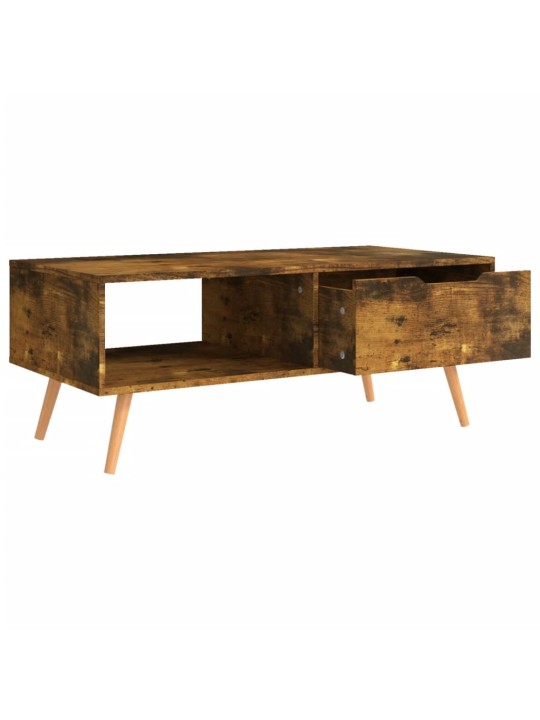 Konferenční stolek kouřový dub 100x49,5x43 cm kompozitní dřevo