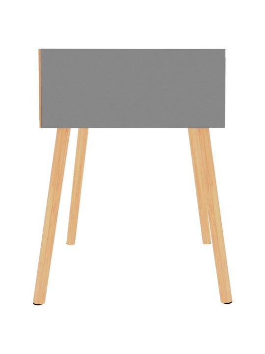 Noční stolky 2 ks šedé 40 x 40 x 56 cm kompozitní dřevo