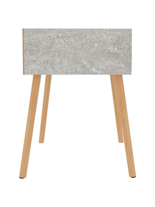 Noční stolky 2 ks betonově šedé 40x40x56 cm kompozitní dřevo