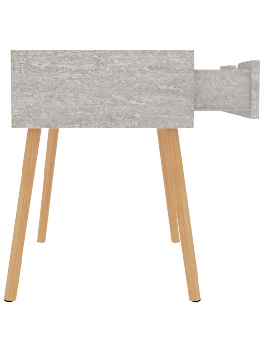 Noční stolky 2 ks betonově šedé 40x40x56 cm kompozitní dřevo