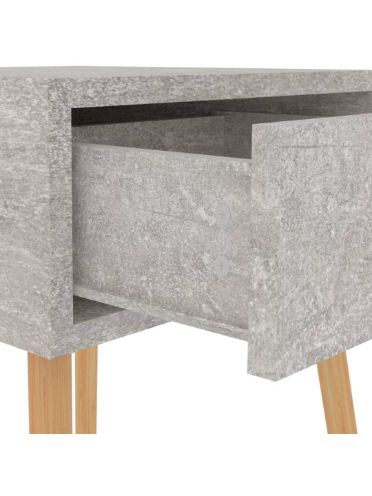 Noční stolky 2 ks betonově šedé 40x40x56 cm kompozitní dřevo