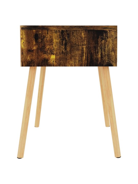 Noční stolky 2 ks kouřový dub 40 x 40 x 56 cm kompozitní dřevo