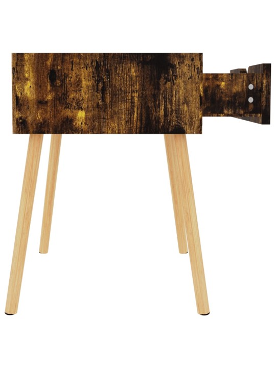 Noční stolky 2 ks kouřový dub 40 x 40 x 56 cm kompozitní dřevo