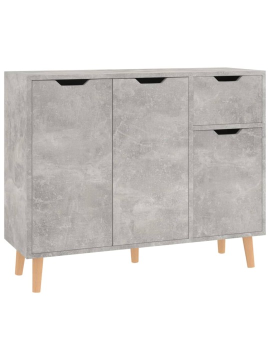 Příborník betonově šedý 90 x 30 x 72 cm kompozitní dřevo