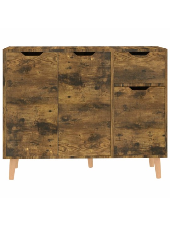 Příborník kouřový dub 90 x 30 x 72 cm kompozitní dřevo