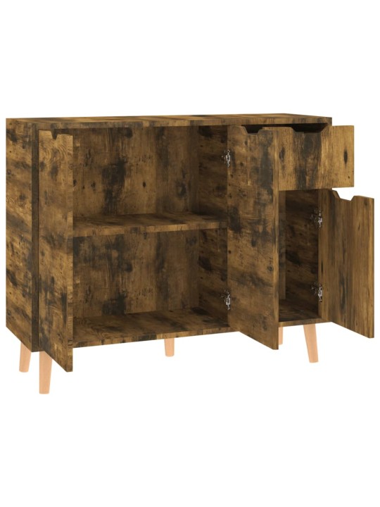Příborník kouřový dub 90 x 30 x 72 cm kompozitní dřevo
