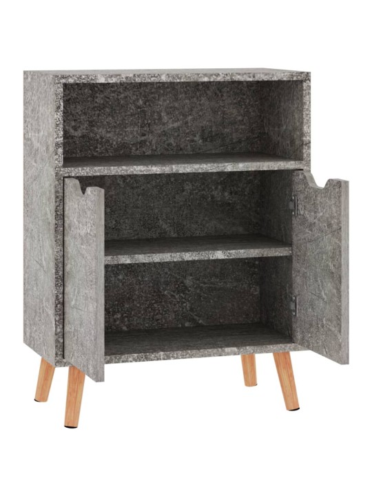 Příborník betonově šedý 60 x 30 x 72 cm kompozitní dřevo