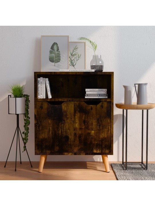 Příborník kouřový dub 60 x 30 x 72 cm kompozitní dřevo