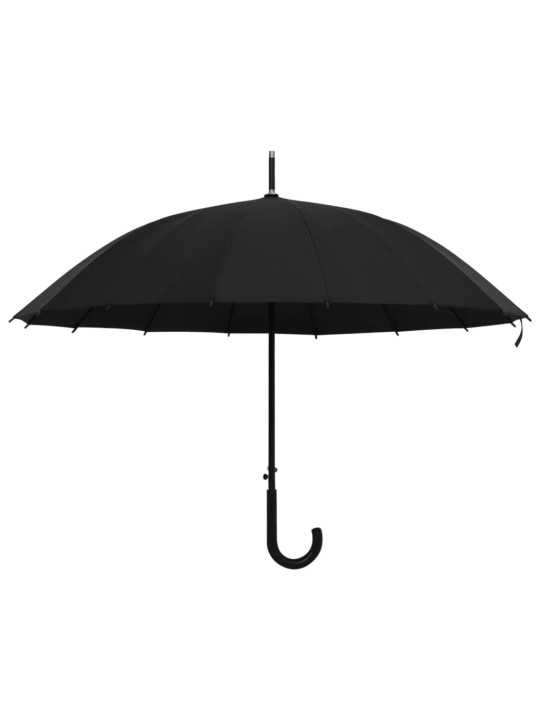 Deštník automatický černý 105 cm