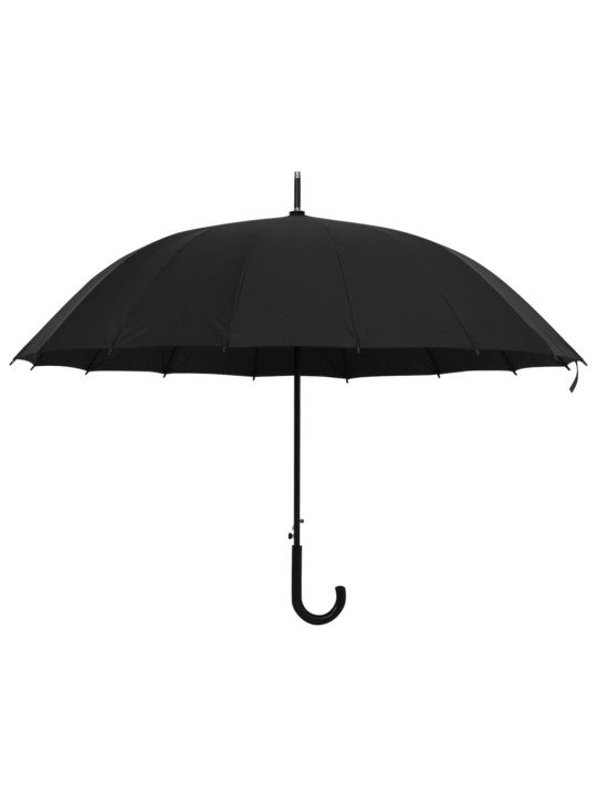 Deštník automatický černý 120 cm