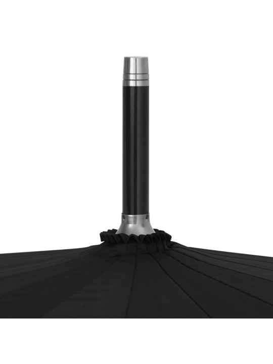 Deštník automatický černý 120 cm