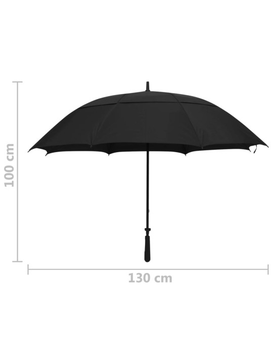 Deštník černý 130 cm