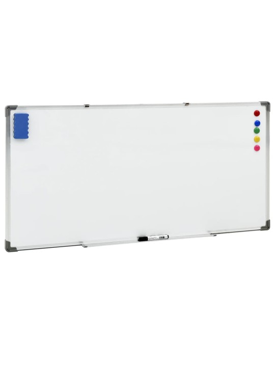 Magnetická tabule bílá 110 x 60 cm ocel