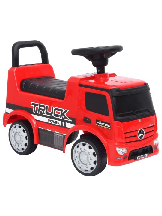 Odrážedlo Mercedes-Benz náklaďák červené