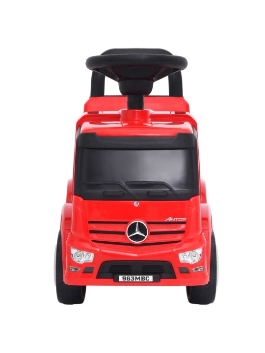 Odrážedlo Mercedes-Benz náklaďák červené
