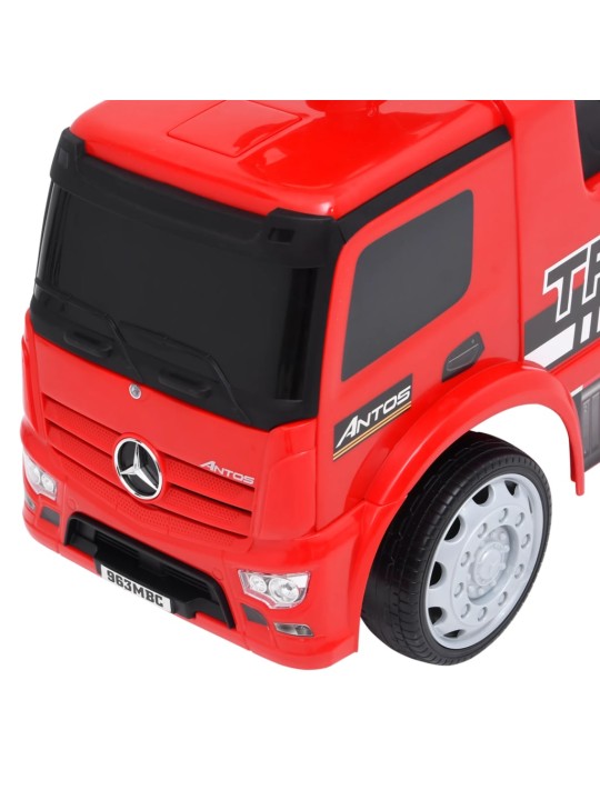 Odrážedlo Mercedes-Benz náklaďák červené