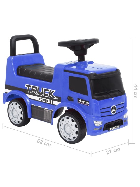 Odrážedlo Mercedes-Benz náklaďák modré