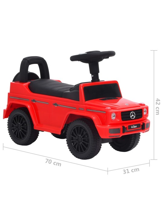 Odrážedlo Mercedes-Benz G63 červené