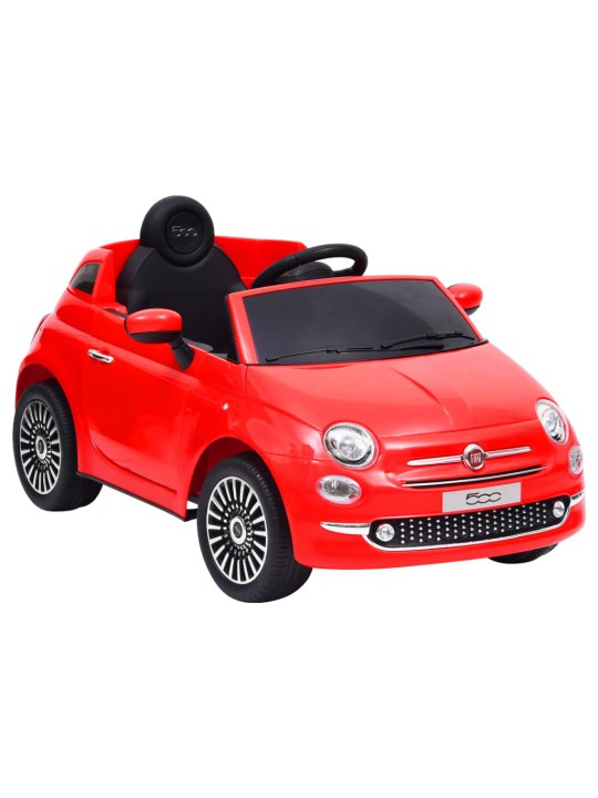 Dětské elektrické auto Fiat 500 červené