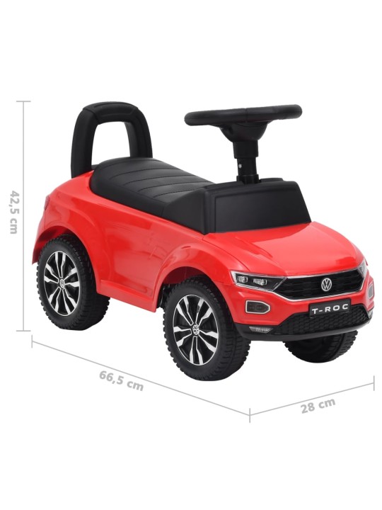 Odrážedlo Volkswagen T-Roc červené
