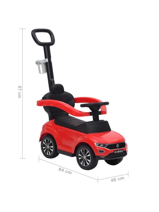 Odrážedlo Volkswagen T-Roc červené
