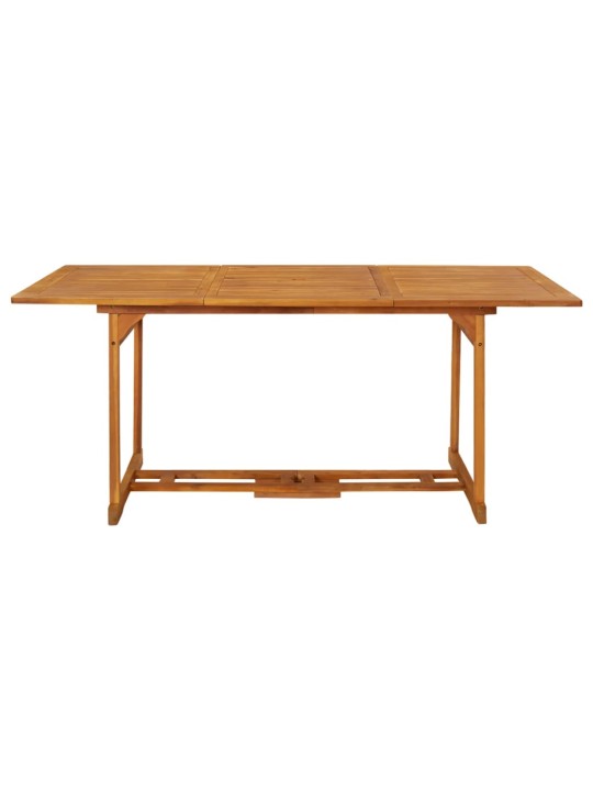 Zahradní jídelní stůl 180 x 90 x 75 cm masivní akáciové dřevo