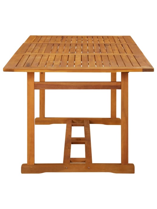 Zahradní jídelní stůl 180 x 90 x 75 cm masivní akáciové dřevo