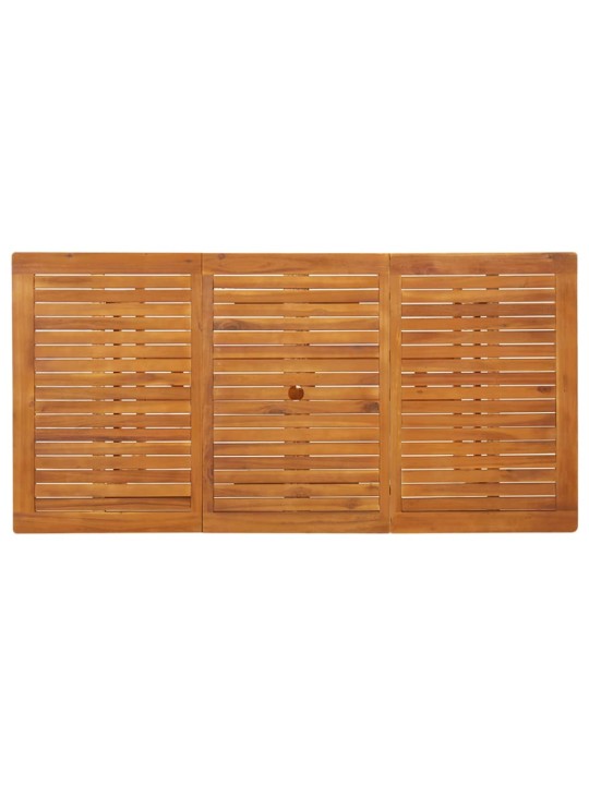 Zahradní jídelní stůl 180 x 90 x 75 cm masivní akáciové dřevo