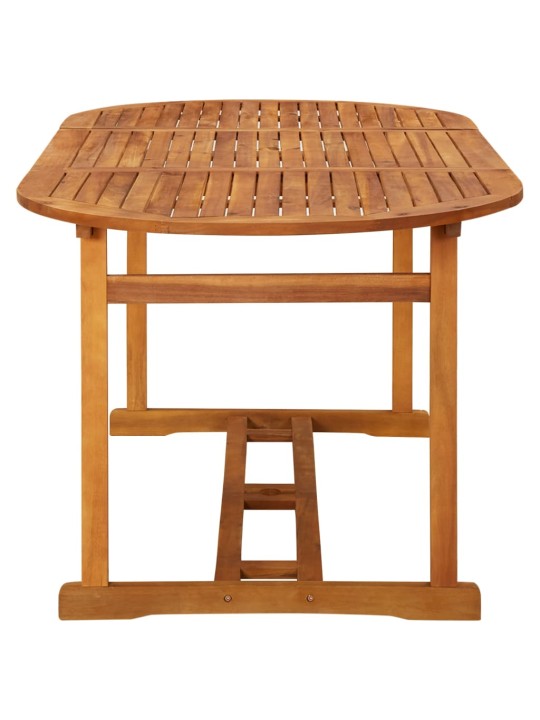 Zahradní jídelní stůl 180 x 90 x 75 cm masivní akáciové dřevo