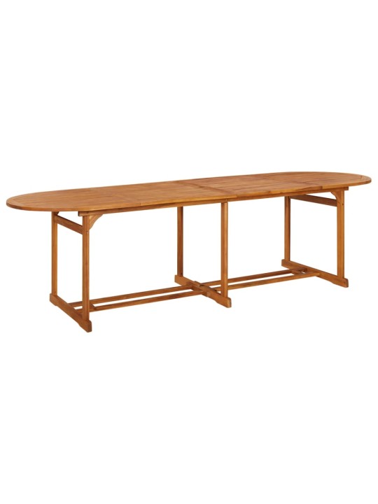 Zahradní jídelní stůl 280 x 90 x 75 cm masivní akáciové dřevo