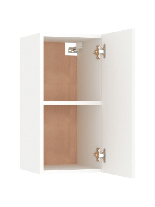 TV stolek bílý 30,5 x 30 x 60 cm kompozitní dřevo