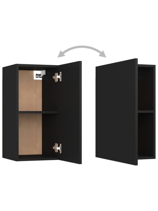 TV stolek černý 30,5x30x60 cm kompozitní dřevo