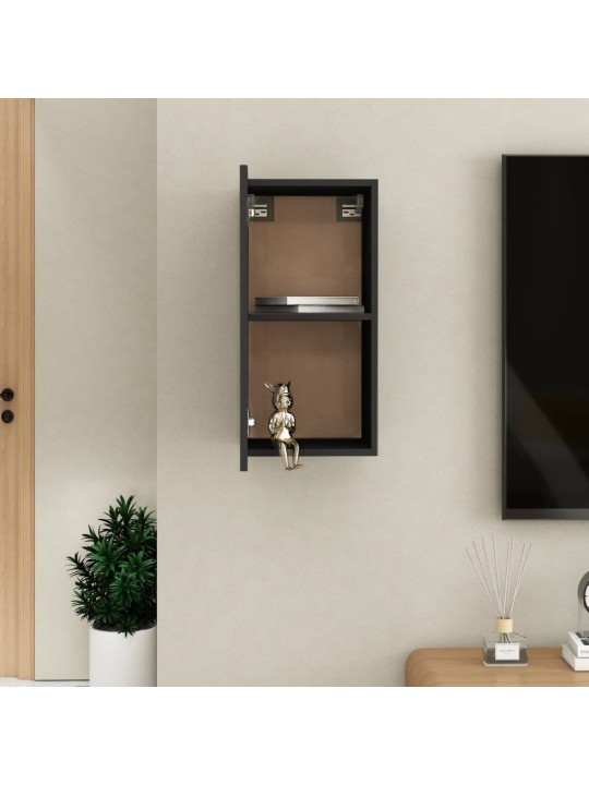 TV stolek černý 30,5x30x60 cm kompozitní dřevo