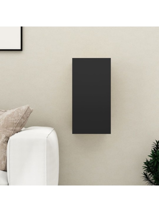 TV stolek černý 30,5x30x60 cm kompozitní dřevo