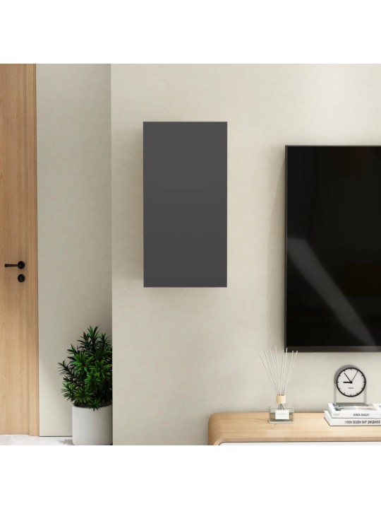TV stolek šedý 30,5x30x60 cm kompozitní dřevo